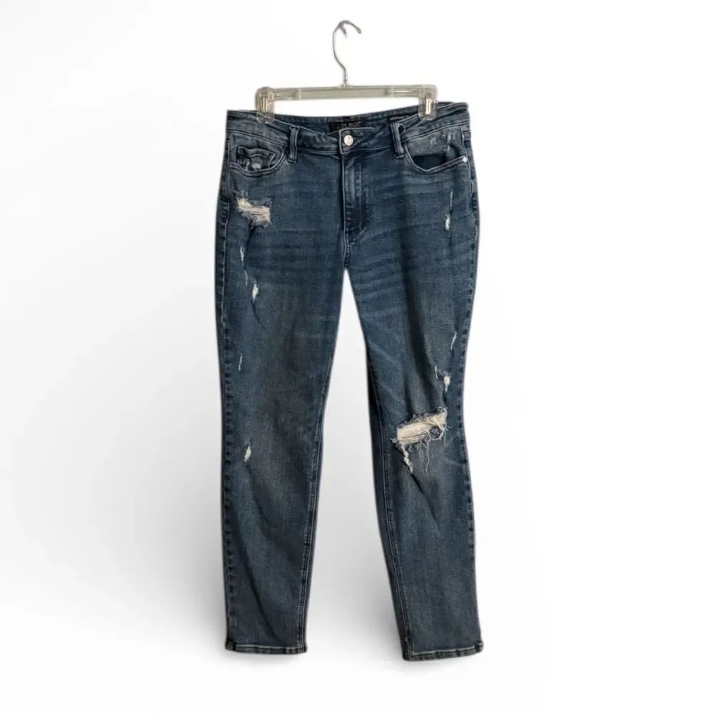 Judy Blue Boyfriend Fit Jeans Women’s 13/31 ripped distressed